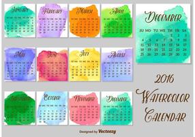 286x200 Watercolor Calendar Free Vector Art