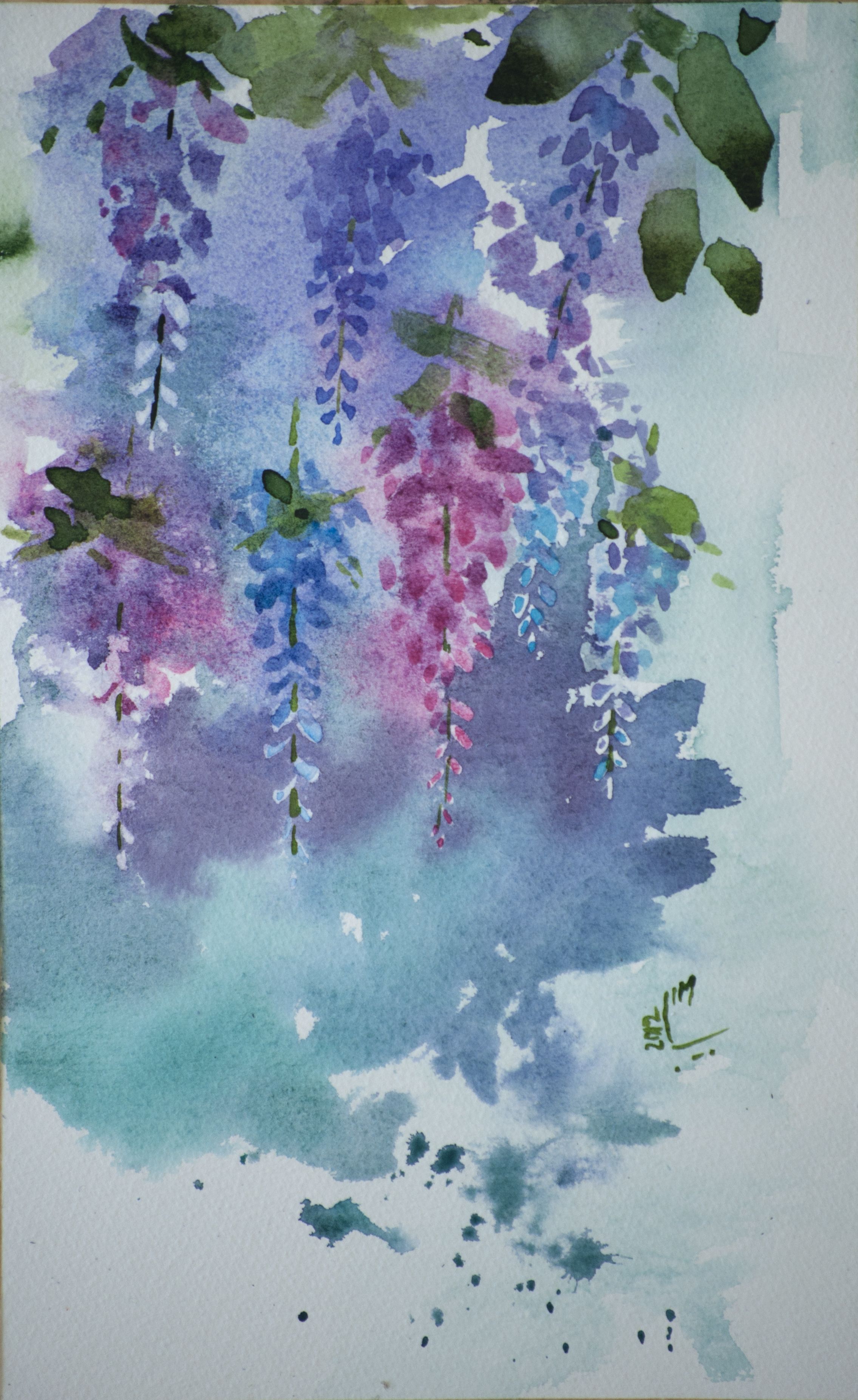 Watercolor Acacia