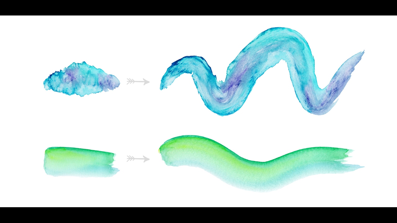 1280x720 Create Watercolor Texture Brushes In Adobe Illustrator
