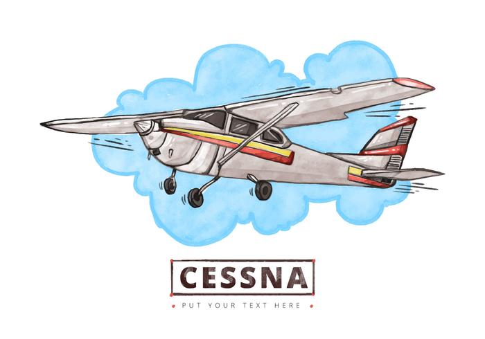 700x490 Free Cessna Watercolor Background