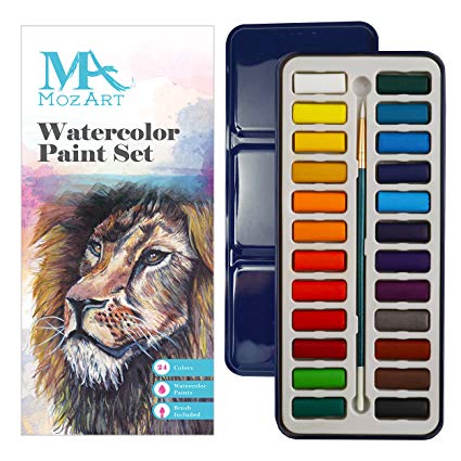 425x425 Mozart Supplies Watercolor Paint Set