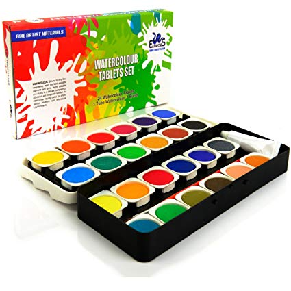 425x425 Watercolor Paint Set
