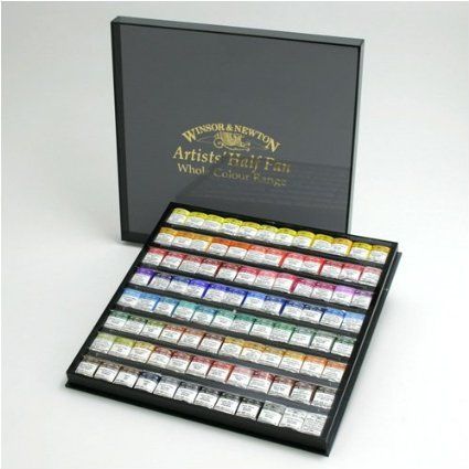 425x425 Windsor Amp Newton Artist Watercolor Half Pan 96 Color