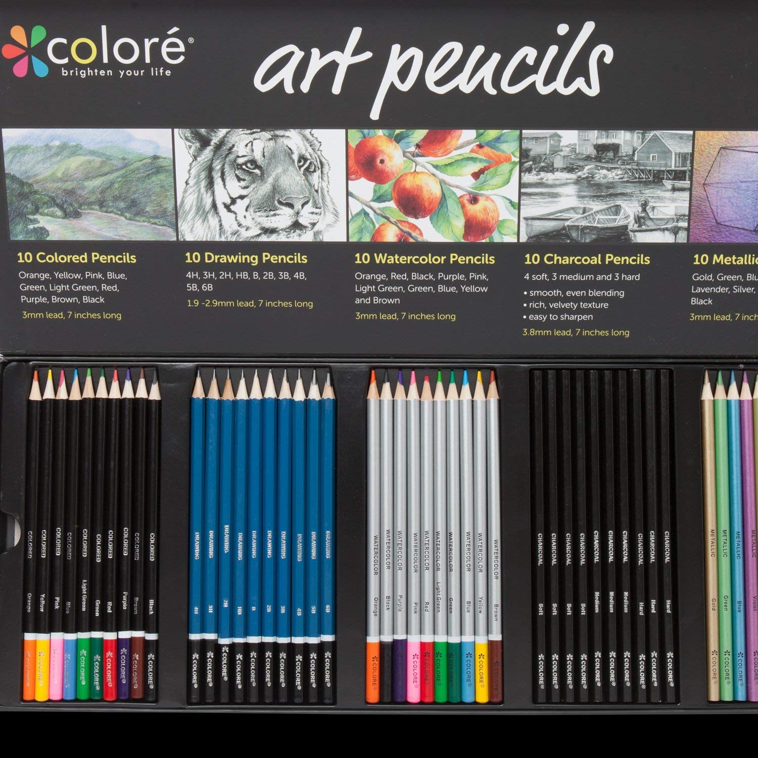 1500x1500 Colore Premium Art Pencils Pack