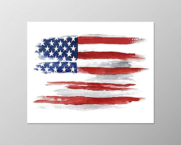 625x500 American Flag Poster (8x10)