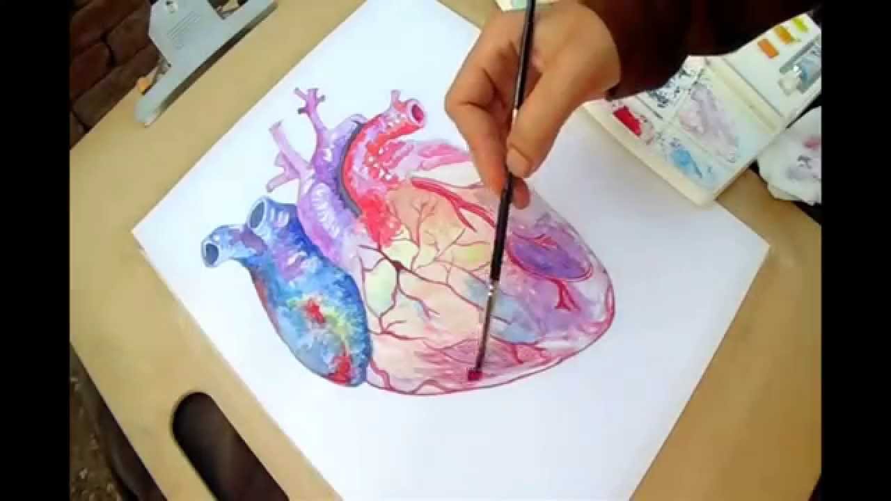 1280x720 Drawing A Heart