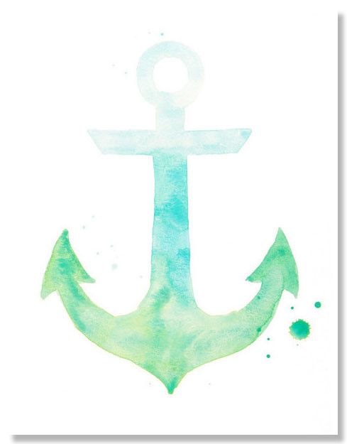 489x625 Anchor Watercolor