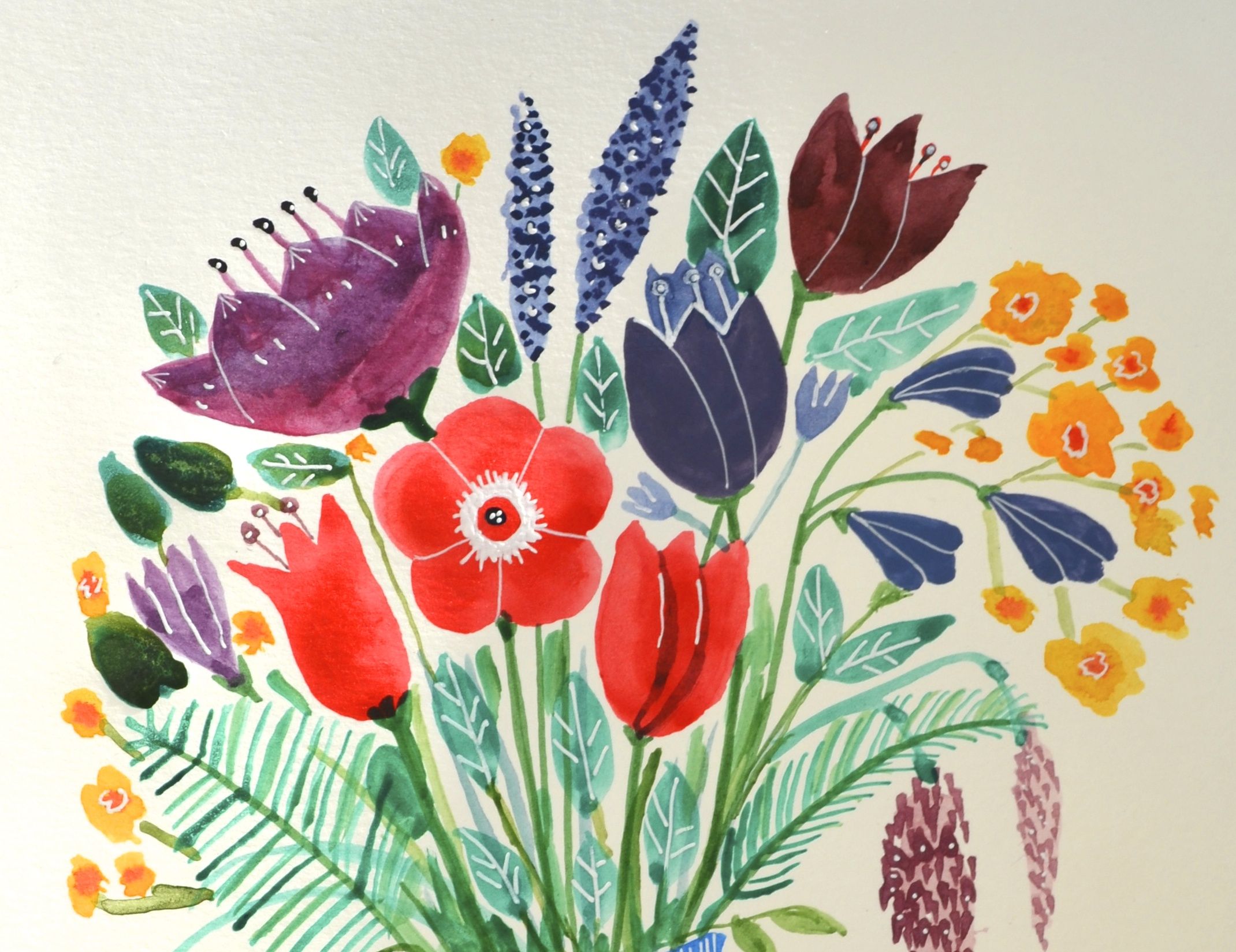 2140x1649 Ink And Watercolor Wishlist Art