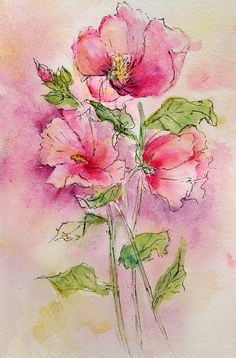 236x358 Watercolor Flower, Kellee Wynne Conrad