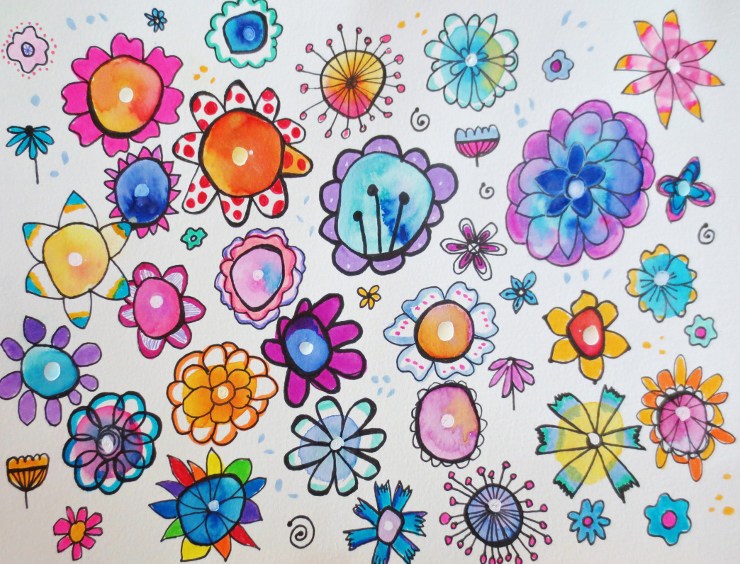 740x564 Watercolor Flower Easy Amp Fun! Art Is Basic An