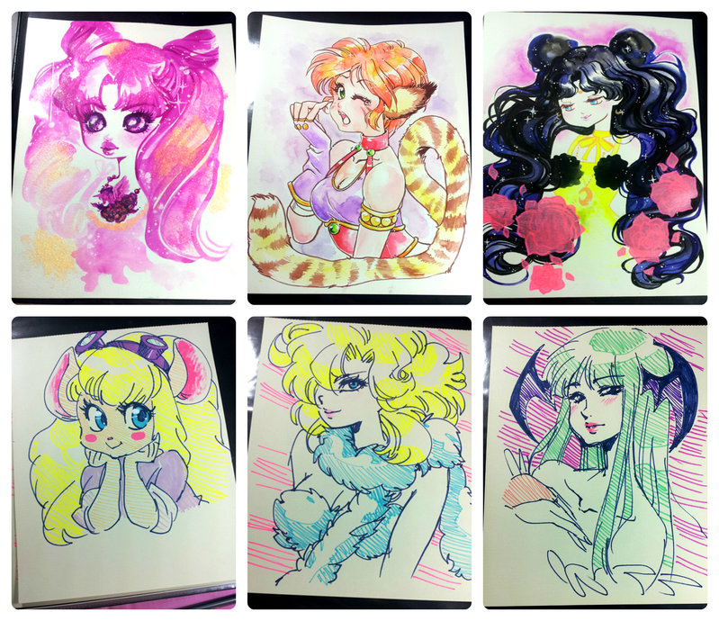 799x690 Watercolor And Marker Pieces By Zambicandy