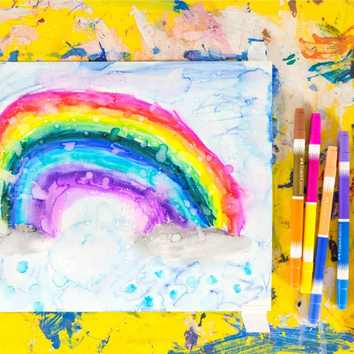 710x710 Watercolor With Markers