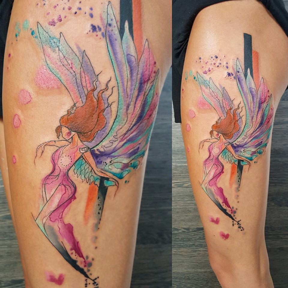 960x960 Watercolor Angel Best Tattoo Design Ideas