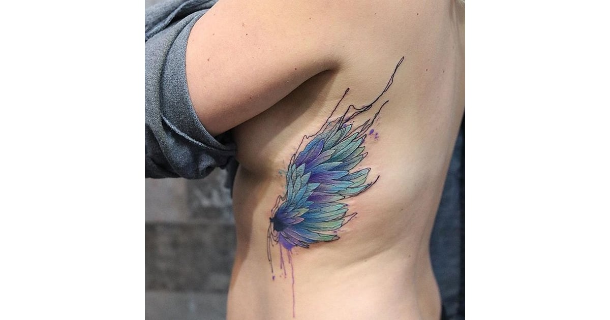 1200x630 Watercolor Wings Angel Wings Tattoos Popsugar Beauty Photo 11