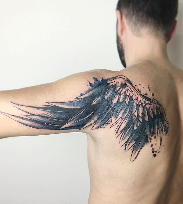 600x668 Top 30 Best Wing Tattoo Designs To Draw