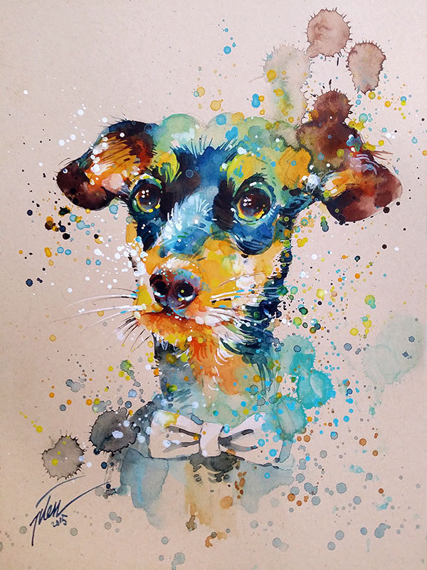 600x800 Vibrant Watercolor Animal Paintings By Tilen Ti Designwrld