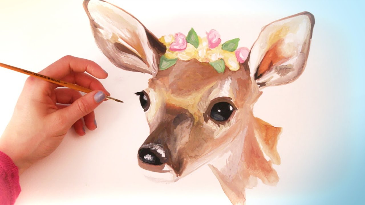 1280x720 Watercolor Paintings Of Animals Watercolor Animal Paintings