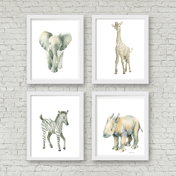 Watercolor Animal Prints at GetDrawings | Free download