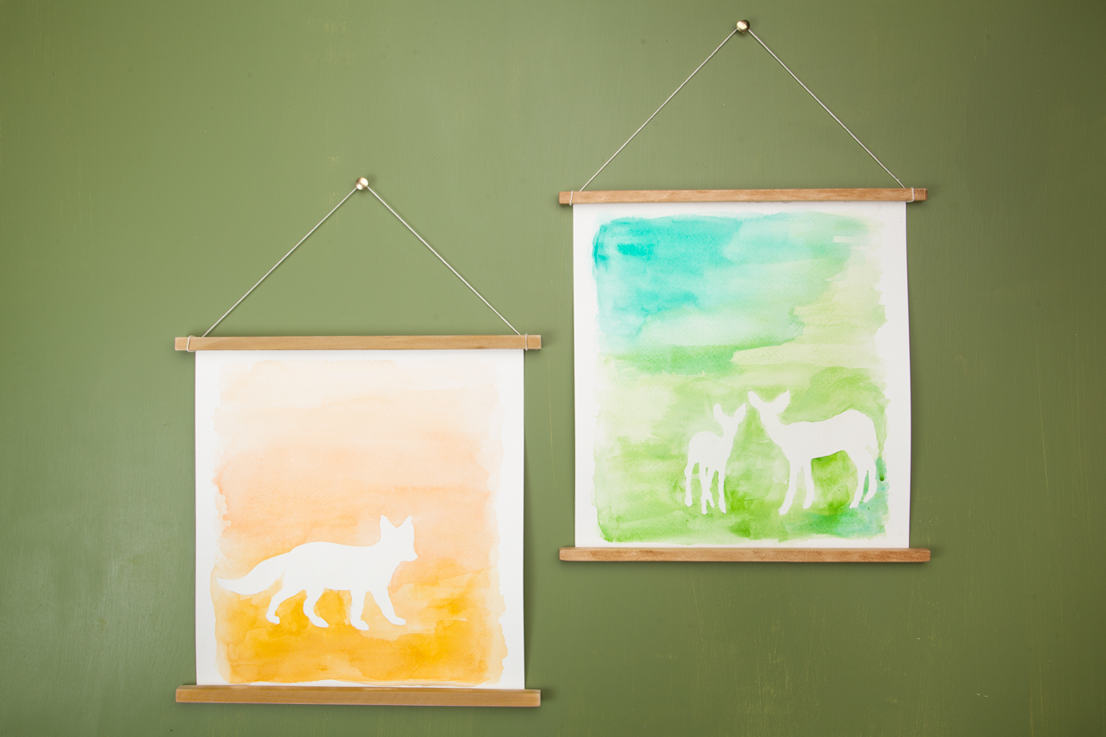 1240x827 Watercolor Animal Silhouettes Maker Crate