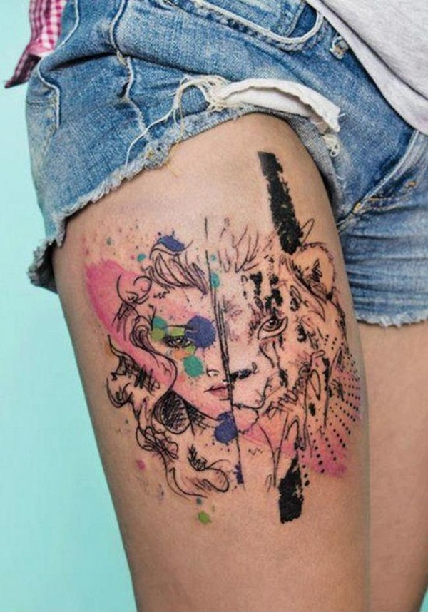 600x858 90 Watercolor Tattoo Ideas That Turn Skin Into Canvas