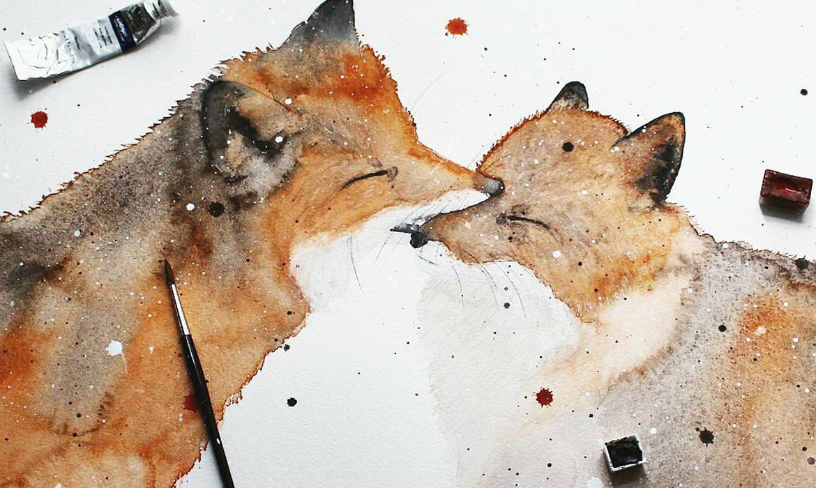 1170x700 Watercolor Animals Illustrate The Beauty Of The Natural World