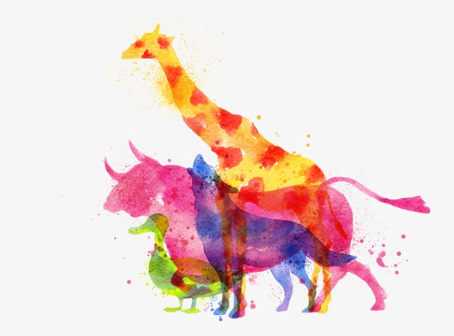 650x482 Drawing Animals, Watercolor, Animal, Superimposed Png And Vector
