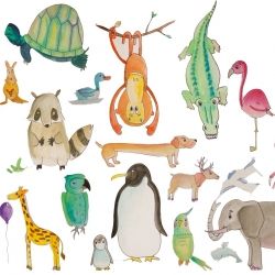 250x250 An Easy Tutorial On Creating Your Own Adorable Watercolor Animal