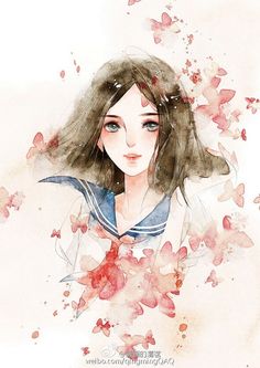 236x333 345 Best Anime Watercolour Art And Cherriuki Art Images On