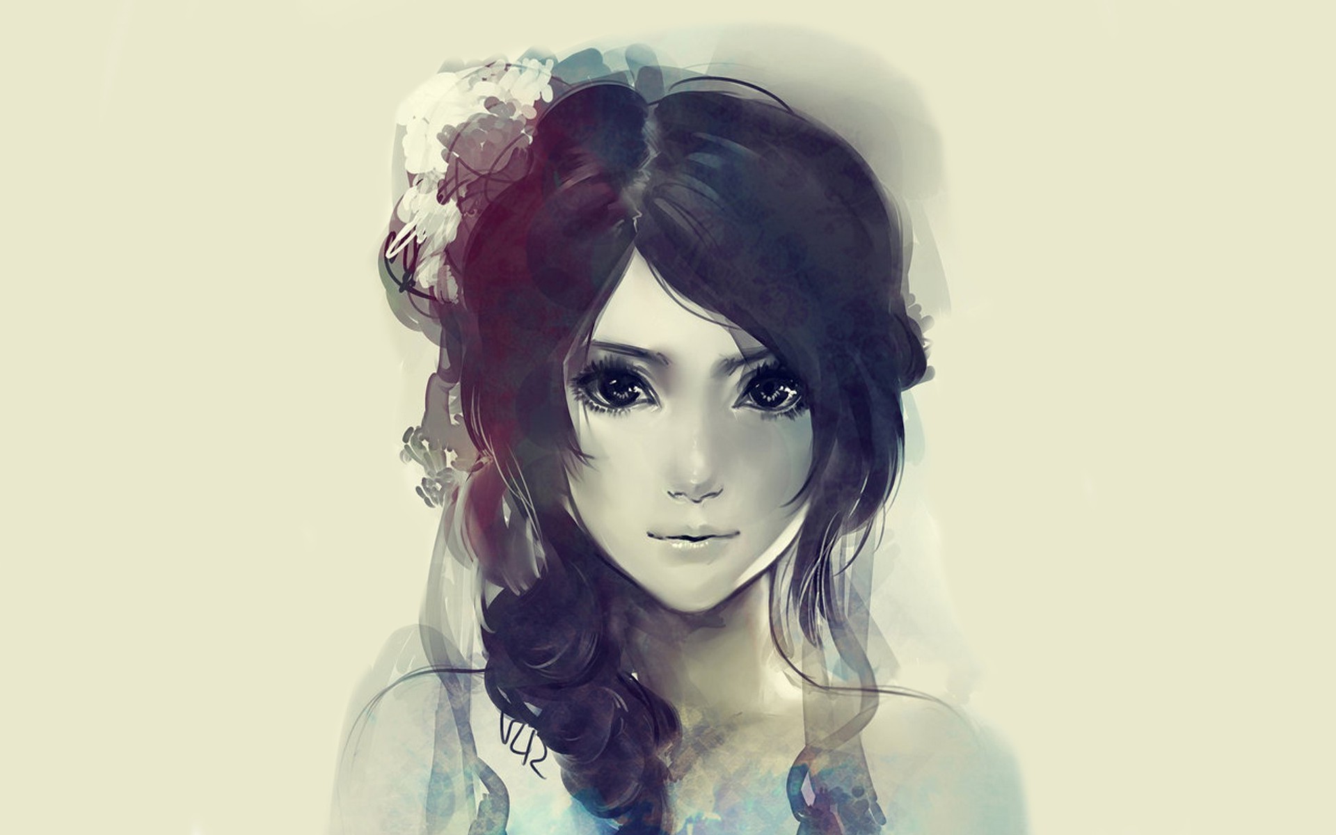 1920x1200 Watercolor, Anime Girls Wallpapers Hd Desktop And Mobile Backgrounds