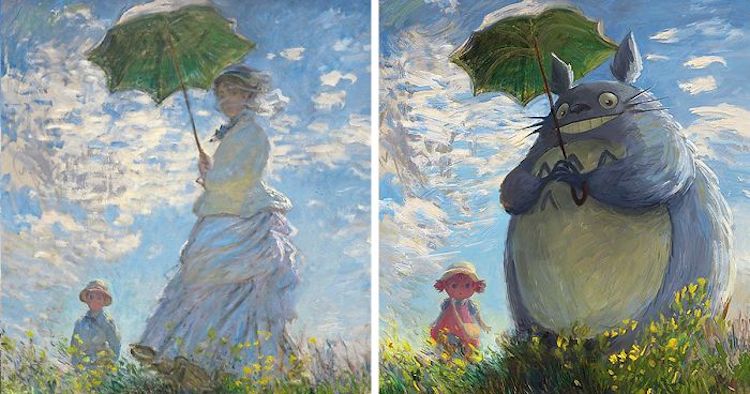 750x394 Fandom Art By Lothlenan Turns Classical Paintings To Anime