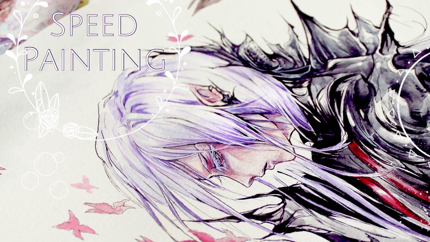 1509x849 Manga Watercolor Speed Painting