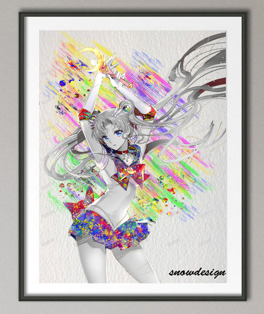 539x640 Buy Diy Original Watercolor Sailor Moon Usagi