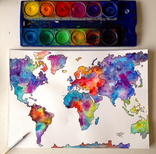 594x587 Pin By Patricia Z On Watercoloracrylic Painting