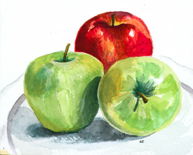 387x311 Watercolor Paintings Of Chris Cook