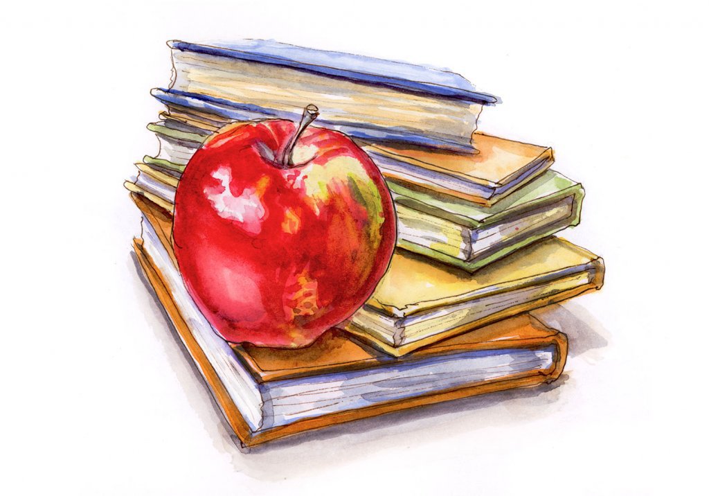 1024x716 ~ An Apple For The Teacher