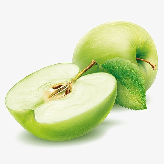 564x564 Green Apple, Creative Fruit, Apple, Watercolor Apple Png Image And