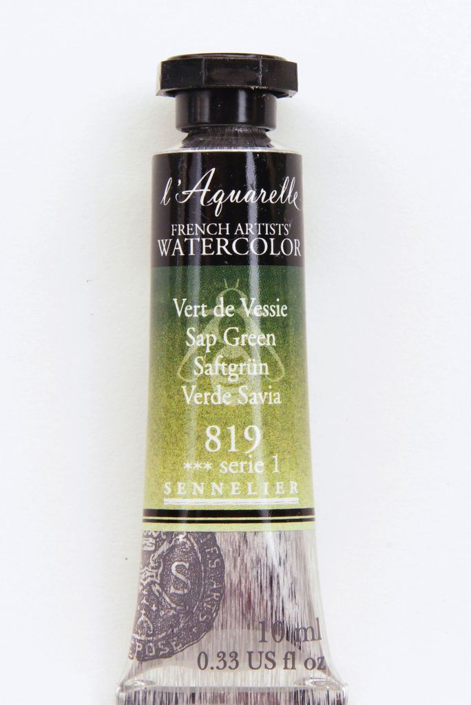 684x1024 France Sennelier, Aquarelle Watercolor Paint, Sap Green, 819,10ml