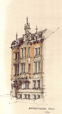 236x434 173 Best Sketches And Watercolors Architectural Images On