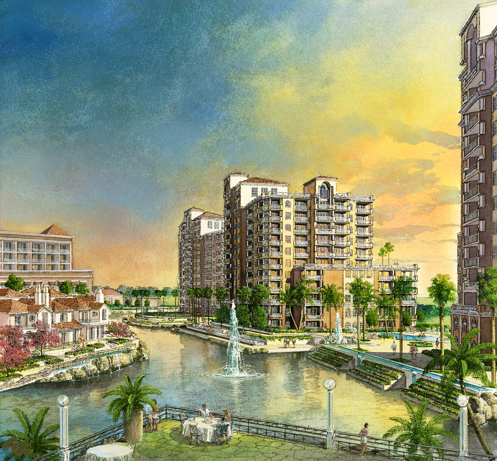 1000x929 Watercolor Rendering 08