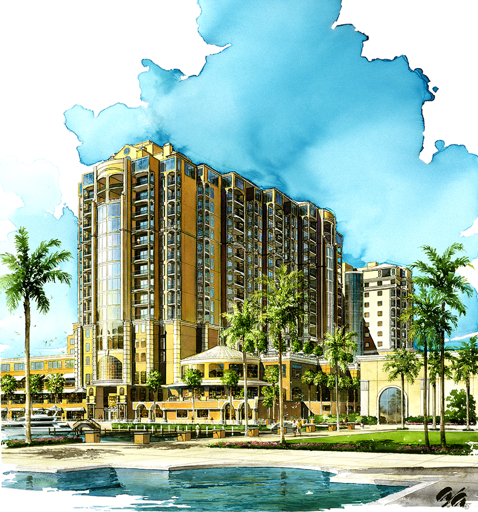 935x1000 Watercolor Rendering 16