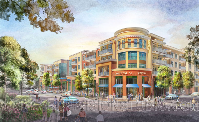 800x492 Architectural Renderings + Watercolor Renderings