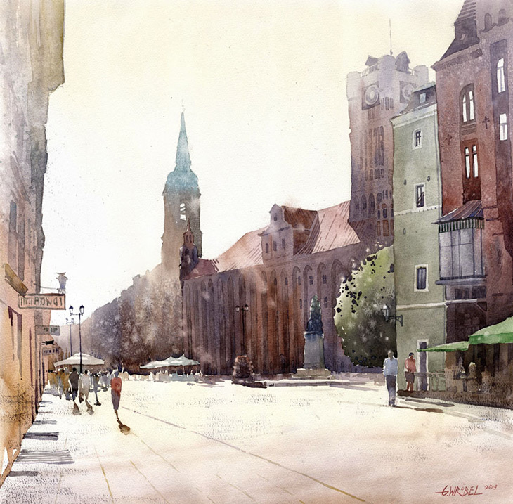730x717 Watercolors By Grzegorz
