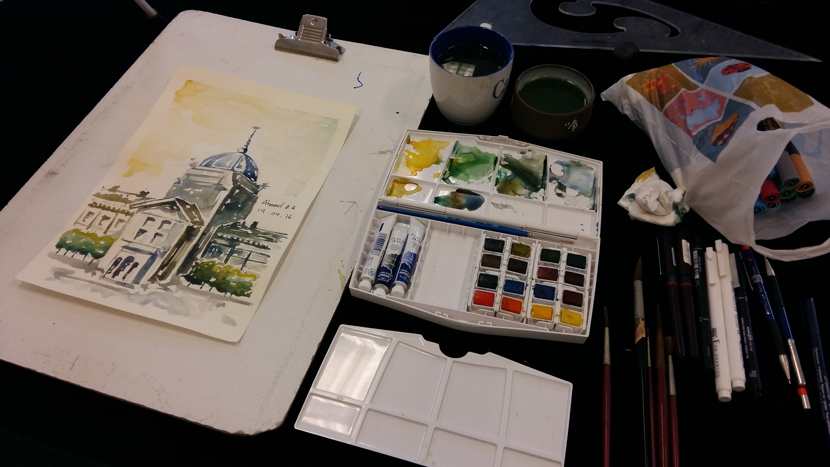 3303x1858 Watercolour Rendering Architecture