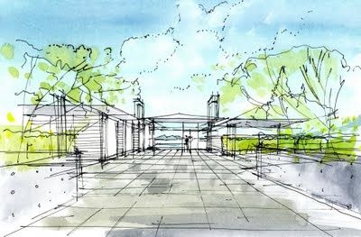 400x263 Bowen Island House Bai Architects Sketch