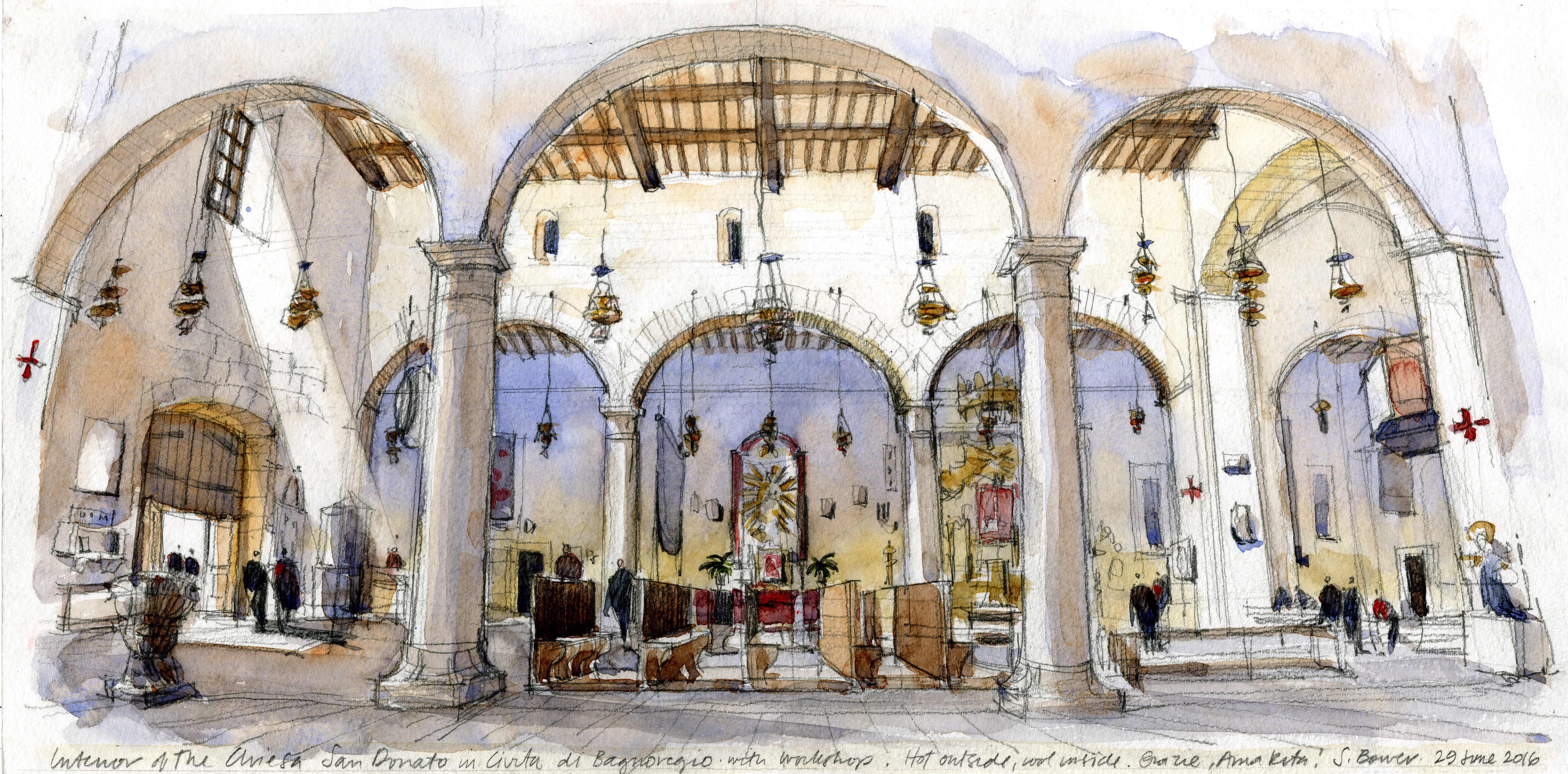 Watercolor Architecture Sketch at GetDrawings | Free download