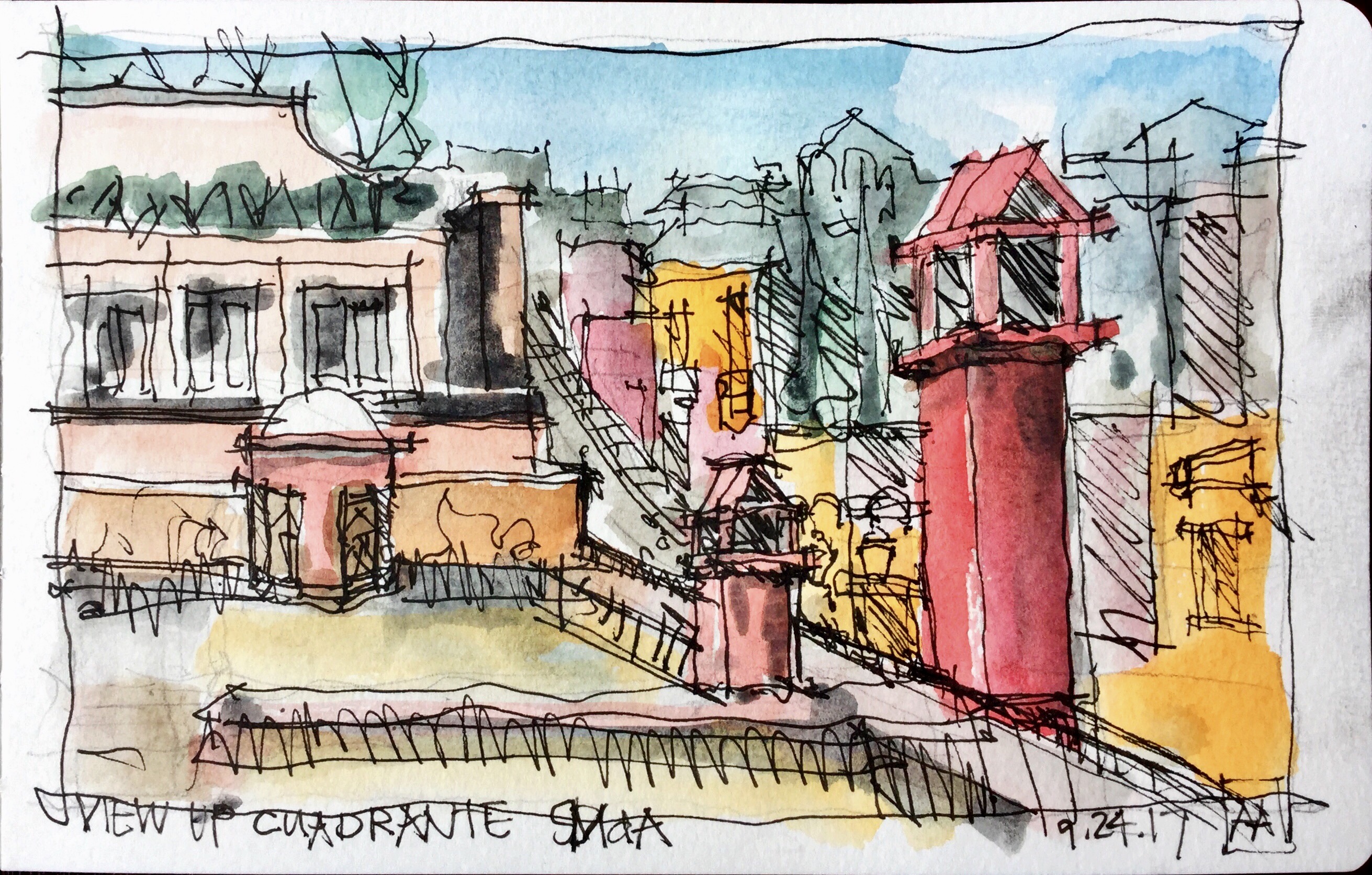 2622x1672 Sketches Akard Architecture