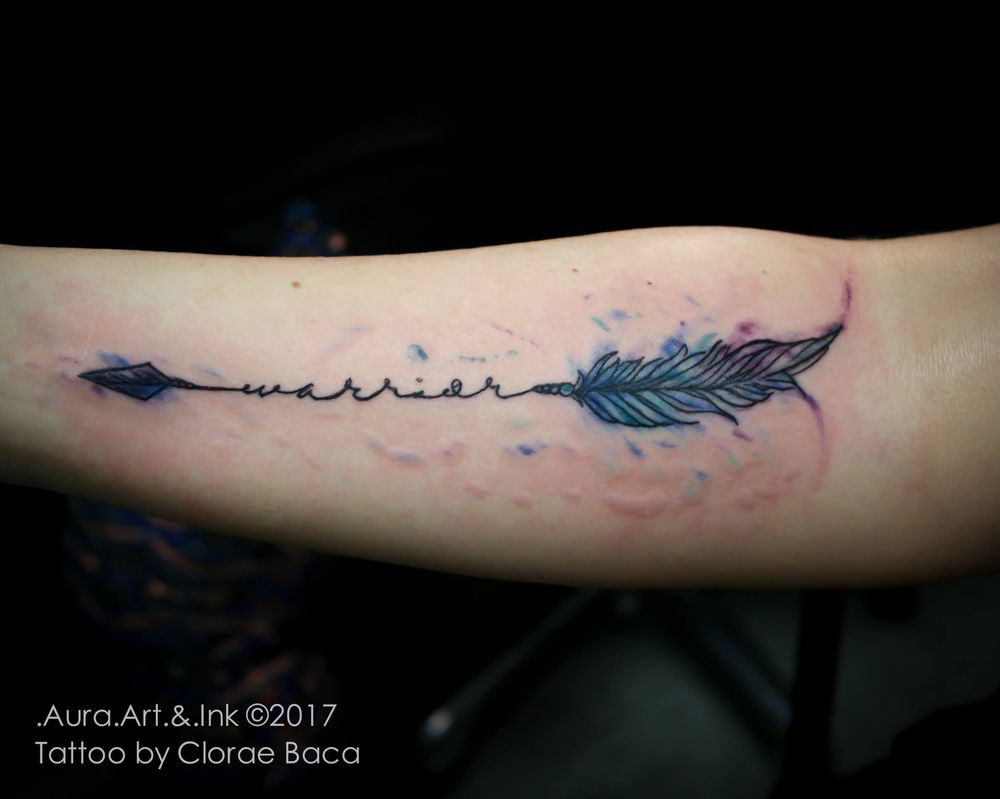 1000x799 Watercolor Arrow Tattoo.