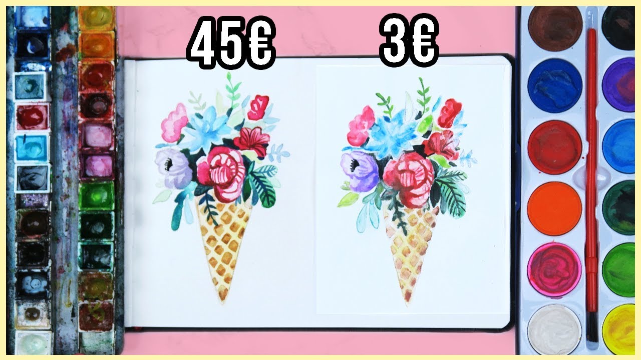 1280x720 Cheap Vs. Expensive Watercolor Art Supplies