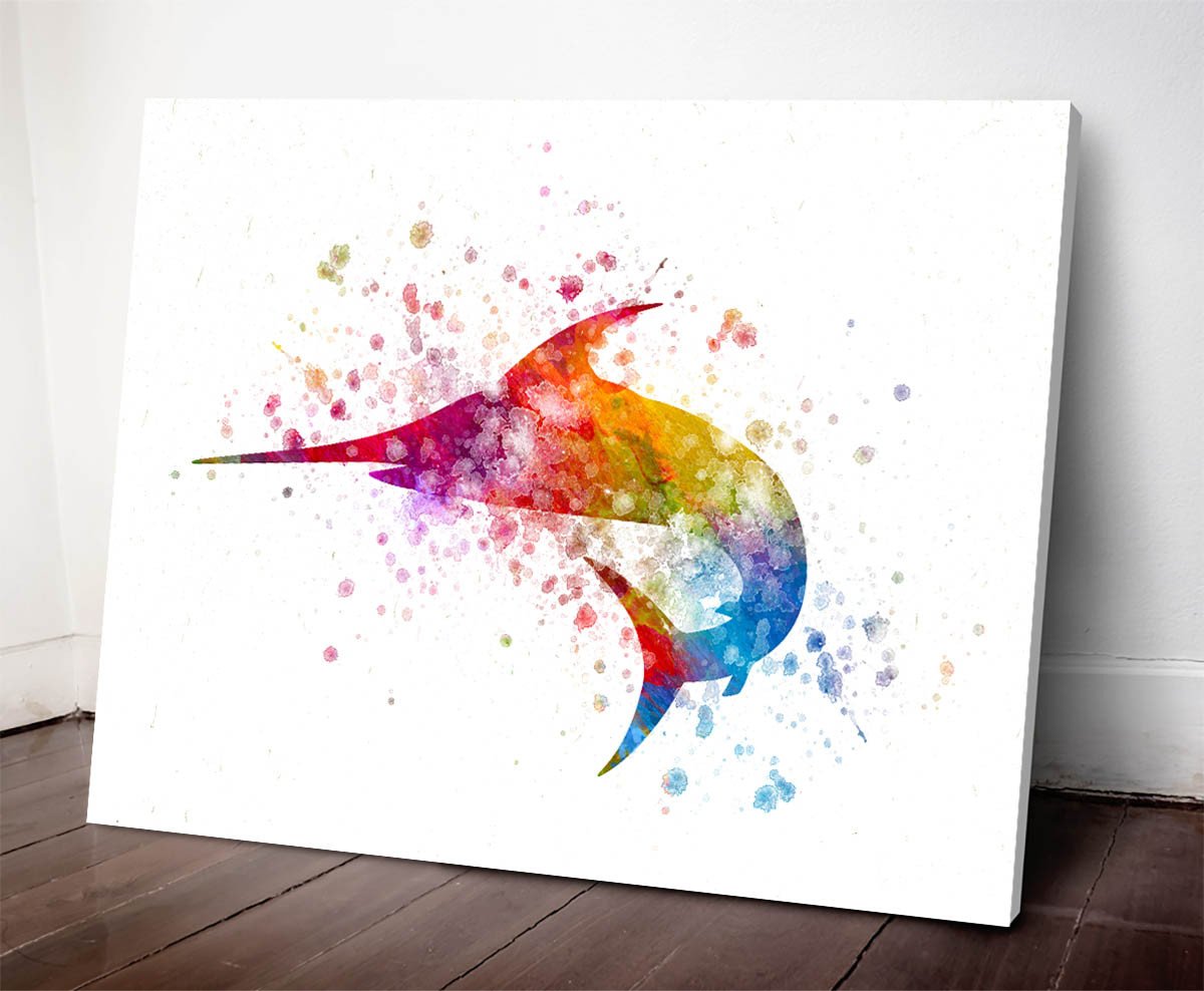 1200x988 Marlin Watercolor Art Print