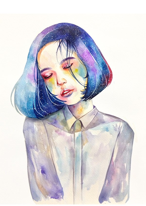 600x849 Watercolor Illustrations By Kazel Lim Art And Design